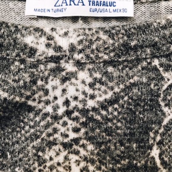 Zara Cropped Long Sleeve Top - Picture 4 of 4